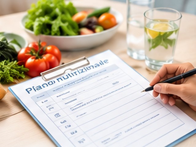 Piano nutrizionale personalizzato su cartella